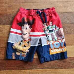 Disney Pixar Toy Story Kids Bathing Suit Trunks Size 5/6